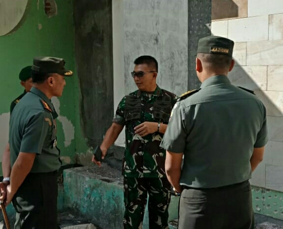 Pangdam IX/Udayana Tinjau Rehab Mess Kowad Kartika Udayana