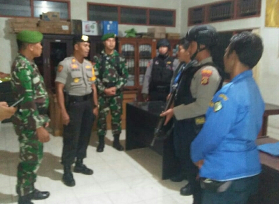 TNI Polri Patroli Bersama Di Obyek Vital Dan Cek Duktang