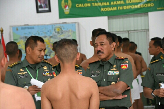 Pangdam IV: Hindarkan Seleksi Catar Akmil Dari KKN Dan Tetap Kedepankan Transparansi