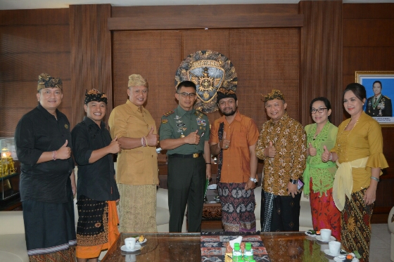Pangdam IX/Udayana Apresiasi Dan Dukung Pelaksanaan Gema Perdamaian 2019