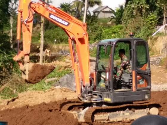 Memasuki Hari Ke-16, Ini Progres Pekerjaan Fisik TMMD Kodim Klungkung