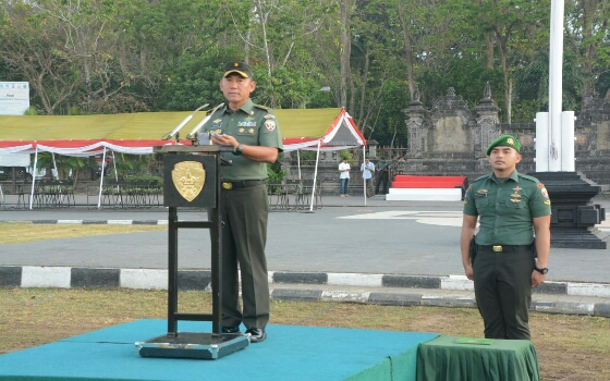 Kunker Presiden RI Dan Wakil Presiden RI di Bali, Pangdam IX/Udayana Tekankan 4 Pedoman Pam VVIP
