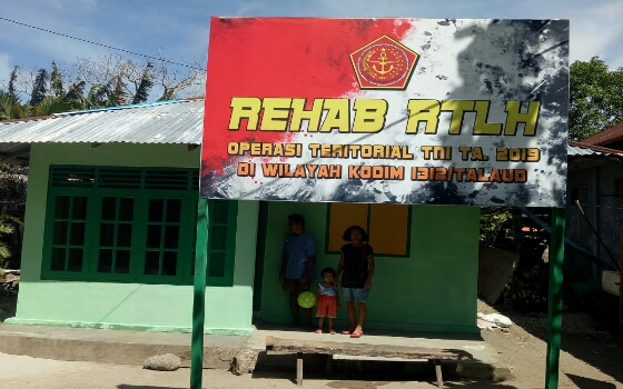Opster TNI Belum Sebulan Dikebut, Sejumlah RTLH Dan Rumah Ibadah Selesai Dikerjakan