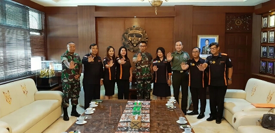 Akan Menggelar Aksi Nasional P4GN, Pangdam IX/Udayana Terima Kunjungan GANNAS Provinsi Bali