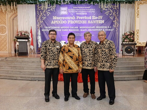Edy Mursalim Dipilih Secara Aklamasi Sebagai Ketua Apindo Banten 2019-2024