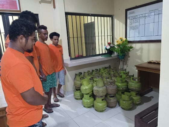 Diotaki Patrianus Mite, Komplotan Penggelapan Tabung Gas Diringkus Polsek Abiansemal