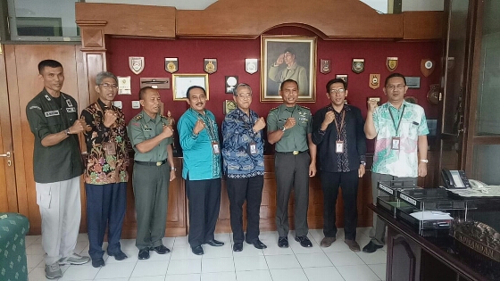 BPS Bali Audiensi ke Korem 163/Wira Satya, Sampaikan Sensus Penduduk 2020