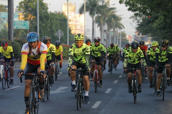 Kodam IX/Udayana “Gowes Bareng” Meriahkan HUT Ke-74 Zeni Angkatan Darat