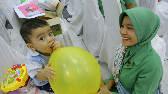 Sambut Hari Ibu, Dharma Pertiwi Daerah J Selenggarakan Lomba Balita Sehat