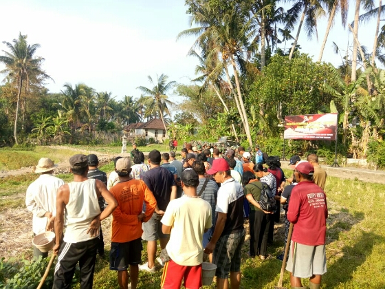 Binter Terpadu Kodim Tabanan Disinergikan Dengan Program TMMD Ke-106