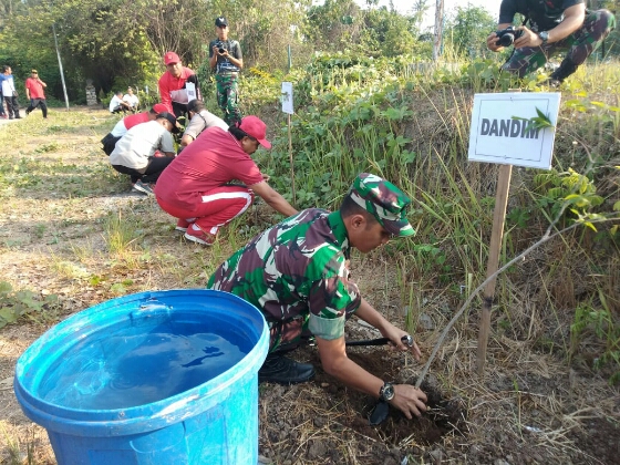 Kodim 1616 Gianyar Gelar Binter Terpadu di Desa Batubulan Kangin