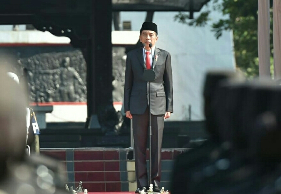 Presiden Jokowi Pimpin Upacara Hari Kesaktian Pancasila