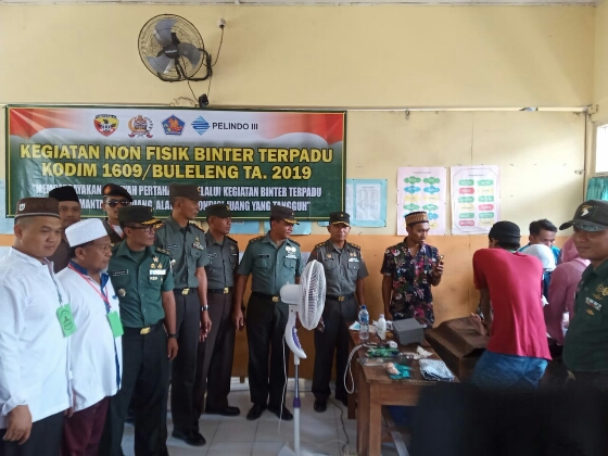 Binter Terpadu Kodim Buleleng Gandeng PT Pelindo III Celukan Bawang
