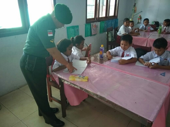 TNI Sahabat Pelajar, Wasbang di SDN Inpres Linrung