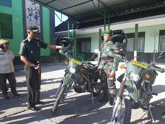 Dandim Gianyar: Manfaatkan Sepeda Motor untuk Operasional Tugas di Wilayah