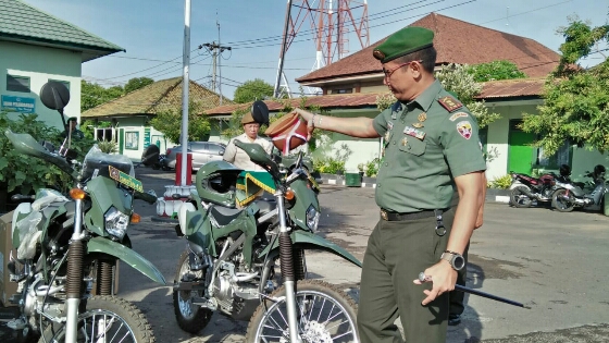 Dandim Buleleng Serahkan 7 Unit Kendaraan Dinas Bagi Babinsa