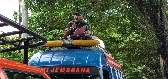 Dandim Jembrana Berikan Himbauan Langsung Terkait Virus Corona