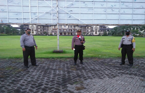 200 Personel Polres Badung Mengamankan Sholat Idul Fitri 1441 Hijriah