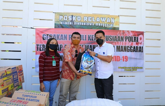 Direktorat Intelkam Polda Bali Beri Bantuan Sembako kepada AMM