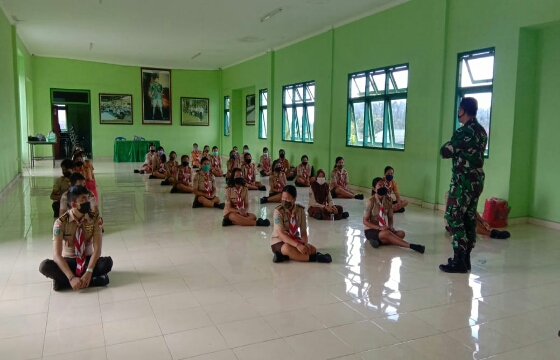 Kodim Gianyar Gelar Pelatihan Saka Wira Kartika