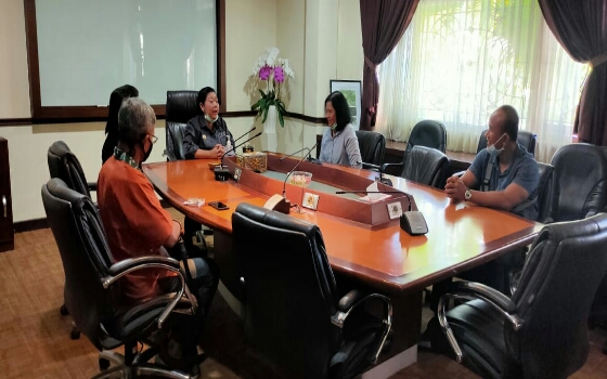 Jelang Pilkada Karangasem, Polda Bali Silaturahmi dengan Bupati Karangasem IGA Mas Sumatri