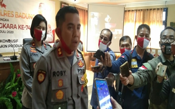Menjelang Hut Bhayangkara ke-74, Kapolres Badung Silatirahmi dengan Wartawan Media Online