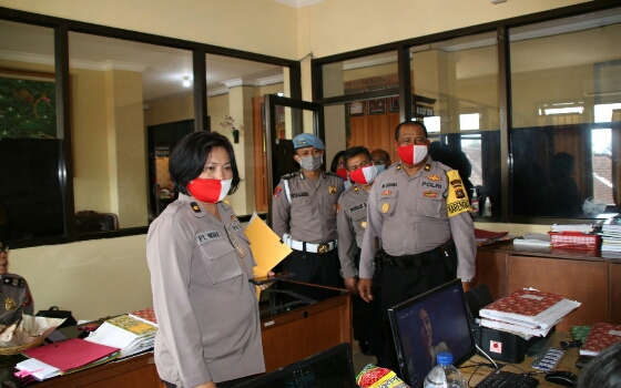 Sambut HUT Bhayangkara, Polres Badung Adakan Lomba Kebersihan