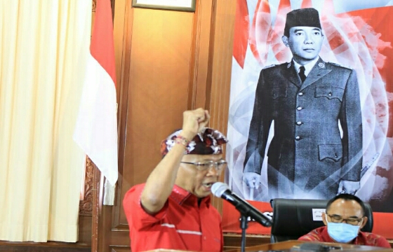 Buka Webinar Bulan Bung Karno, Gubernur Koster Ajak Generasi Penerus Gelorakan Ide dan Gagasan Sang Proklamator