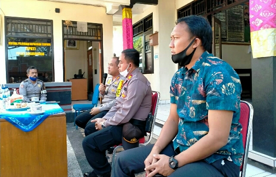 Kapolres Klungkung Laksanakan Tatap Muka dengan Personil Polsek Banjarangkan