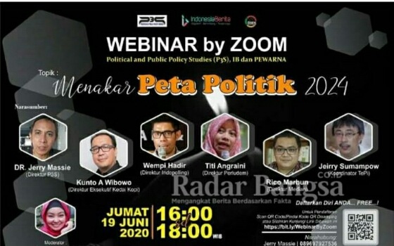 Menakar Peta Politik 2024, P3S Selenggarakan Webinar