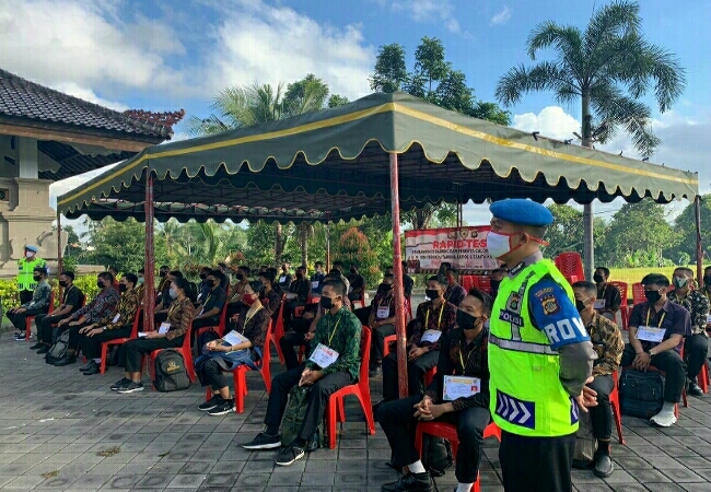 Polres Badung Gelar Rapid Test Gratis, Hasilnya Nihil Reaktif