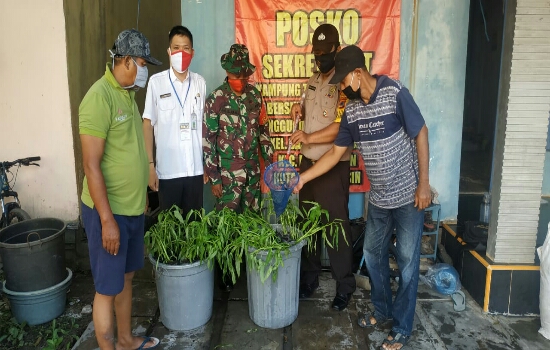 Bhabinkamtibmas Polsek Basirih Banjarmasin Selatan, Polda Kalsel Pelopori Budidaya Ikan Lele dalam Ember