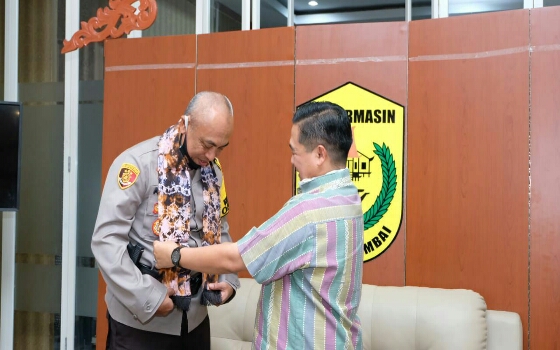 Kunjungan Silaturahmi Wakapolda Kalsel ke Walikota Banjarmasin