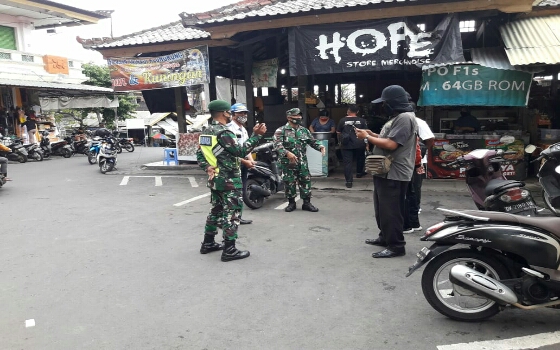 Terapkan Protokol Kesehatan, Pengunjung Pasar Wajib Pakai Masker