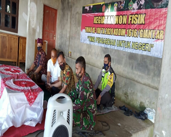 Satgas TMMD Ke 108 Kodim Gianyar Gelar Penyuluhan Hukum
