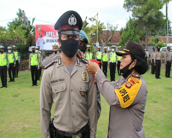 Polres Klungkung Gelar Apel Kesiapan Ops Bina Kusuma Agung 2020
