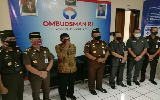 Jalin Sinergitas Pelayanan Publik, Kejati Bali Silturahmi ke Ombudsman Bali