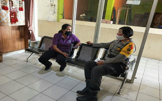 Kasat Binmas AKP Luh Wirati, Imbauan Pengunjung Pasar
