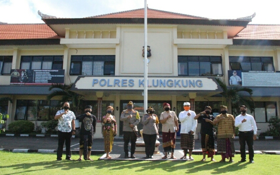 Ketua KPU Bersama Komisioner Audensi Dengan Kapolres