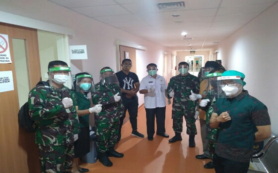 Danrem 163 Wira Satya Bersama Kakesdam IX/Udayana Kunjungi RS PTN Unud