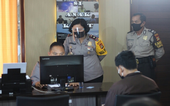 Waka Polres Klungkung Cek Pelayanan Publik di Polres