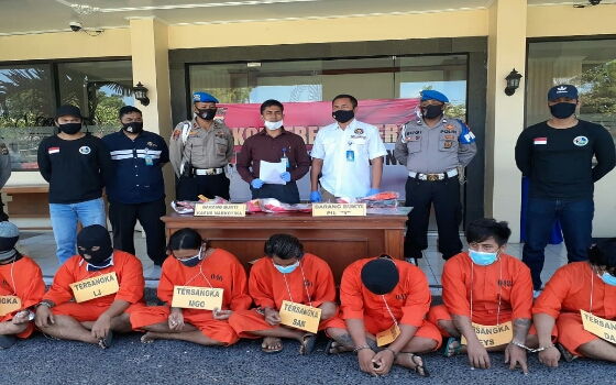 Polres Klungkung Ungkap 8 Tersangka Kasus Narkoba