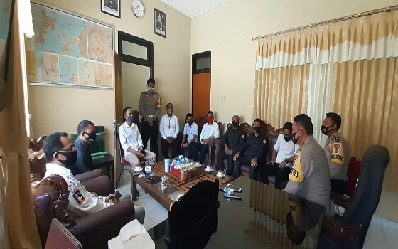 Pengamanan Pilkada Serentak 2020, Polres Mabar Gelar Rapat Bersama KPUD Mabar