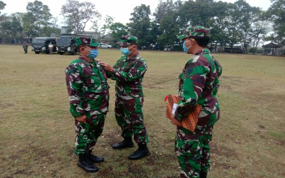Cek Kesiapan Personel, Kodim Tabanan Gelar Apel Pengamanan Pilkada 2020