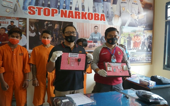 Operasi Antik Polres Bangli, Tiga Tersangka Narkotika Diringkus Aparat