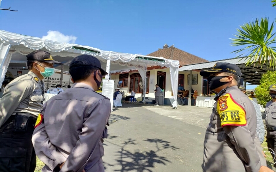 Kapolres Bangli Pimpin Pengamanan Pendaftaran Bakal Calon Bupati/Wakil Bupati Bangli