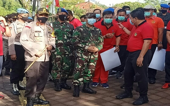 Dandim Jembrana Sosialisasi Perbup Jembrana Nomor 36 Tahun 2020 Untuk Berikan Pemahaman Kepada Masyarakat