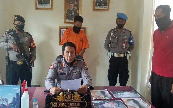Polsek Selemadeg Barat Amankan Terduga Pelaku Pencurian Sapi Beserta BB