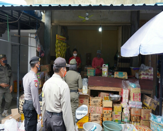 Polres Bangli Bersama Instansi Terkait Gelar Razia Prokes, 95 Warga Terjaring