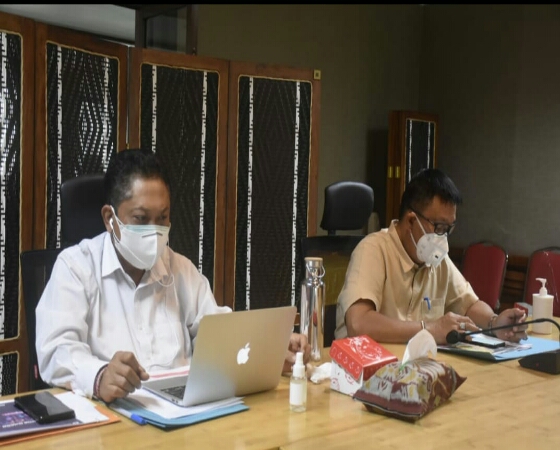 Maksimalkan Penanganan Covid-19, Walikota Rai Mantra Pimpin Rapat GTPP Bersama Lurah/Perbekel Dan Bendesa Adat